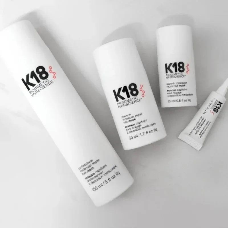 Original 50ml K18 Leave-In Molecular Repair Hair Mask Deep Conditioning Keratin Treatment Soft Hair Smoothing Healthy Hair Care