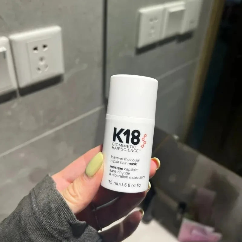 Original 50ml K18 Leave-In Molecular Repair Hair Mask Deep Conditioning Keratin Treatment Soft Hair Smoothing Healthy Hair Care