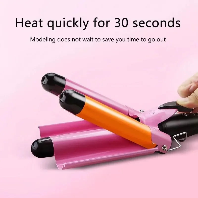 Professional Hair Curling Iron Ceramic Triple Barrel Hair-Curler Irons Hair Wave Waver Styling Tools Hair Styler Wand for Woman