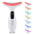 Neck Massager EMS Facial Lift 7 Light Modes Electric Skin Tightening Device LED Photon Therapy Beauty Instrument Anti Wrinkle